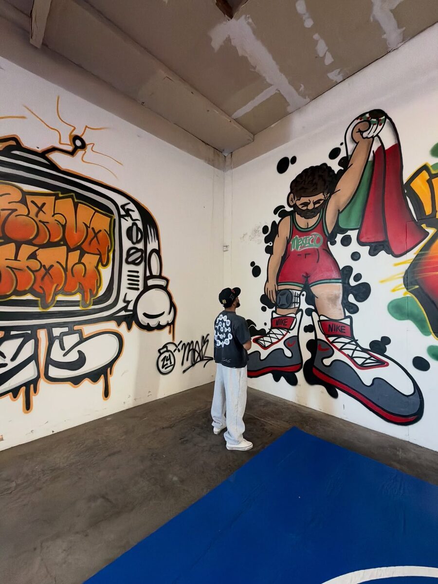 Inside the RBY wrestling room in Tucson